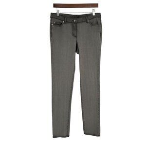 J. McLaughlin Womens Skinny Jeans Size 8 Gray Denim Soft Stretch Cotton Mid Rise